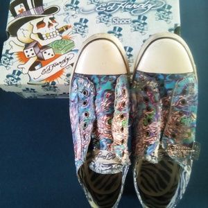 Ed Hardy Used sneakers size 12
